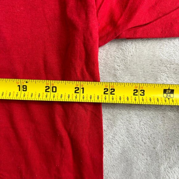 Ink Collection Shirt Male L Red Short Sleeve Paris Tour Eiffel France Cotton - Picture 6 of 6